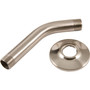 PlumbCraft 7657730B  Brushed Nickel 6" Shower Arm with Flange Image 0