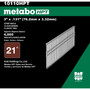 Metabo HPT 10110HPT  3" x 0.131" Smooth Shank Full Round Head Bright Basic Plastic Strip 21° Framing Nails - 4000 per Box Image 1