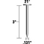 Metabo HPT 10110HPT  3" x 0.131" Smooth Shank Full Round Head Bright Basic Plastic Strip 21° Framing Nails - 4000 per Box Image 2