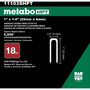 Metabo HPT 11103SHPT  1" x 18 Gauge 1/4" Crown Electro Galvanized Chisel Point Finish Staples - 5000 per Box Image 2