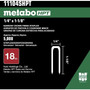 Metabo HPT 11104SHPT  1-1/8" x 18-Gauge 1/4" Crown Electro Galvanized Chisel Point Finish Staples - 5000 per Box Image 2