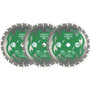 Metabo HPT  115430  7-1/4" x 24T Premium VPR Framing / Ripping Blades - 3 Per Package Image 0