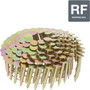 Metabo HPT 12100HPT  1" x 0.120"  Smooth Shank Full Round Head Electro Galvanized Wire Coil 16° Roofing Nails - 7200 per Box Image 0