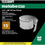 Metabo HPT 13338HPT  2-1/4" x 0.092 Full Round Head Ring Shank Electro Galvanized 15° Wire Coil Siding Nails - 3600 per Box Image 2