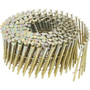 Metabo HPT 13340HPT  2-1/2" x 0.092 Full Round Head Ring Shank Electro Galvanized 15° Wire Coil Siding Nails - 3600 per Box Image 0
