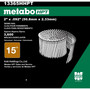 Metabo HPT 13365HHPT  2" x 0.092" Full Round Head Ring Shank Hot Dipped Galvanized 15° Wire Coil Siding Nails - 3600 per Box Image 2