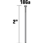 Metabo HPT 14108SHPT  2" x 18 Gauge Electro Galvanized Straight Brad Nails - 5000 per Package Image 1