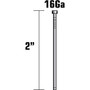 Metabo HPT 14204HPT  2" x 16 Gauge Electro Galvanized Straight Finish Nails - 2500 per Package Image 1