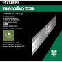 Metabo HPT 14313HPT  1-1/2" x 15 Gauge Electro Galvanized "DA" Style Angled Finish Nails - 4000 per Package Image 1