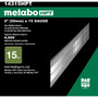 Metabo HPT 14315HPT  2" x 15 Gauge Electro Galvanized "DA" Style Angled Finish Nails - 4000 per Package Image 1