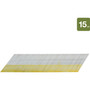 Metabo HPT 14318HPT  2-1/2" x 15 Gauge Electro Galvanized "DA" Style Angled Finish Nails - 3000 per Package Image 0