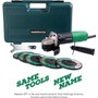 Metabo HPT G12SR4  4-1/2 Inch 6.2 Amp Slide Switch Angle Grinder Kit with 5 Abrasive Wheels Image 7