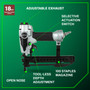 Metabo HPT N3804AB3  18 Gauge 1/4" Narrow Crown Stapler for 1/2" to 1-1/2" Length Staples Image 2