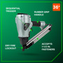 Metabo HPT NR38AK  36 Degree 1-1/2 Inch Strap-Tite Metal Connector Nailer Image 2