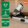 Metabo HPT NR65AK2  36 Degree 2-1/2 Inch Strap-Tite Metal Connector Nailer Image 1