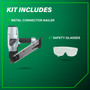 Metabo HPT NR65AK2S  36 Degree 2-1/2 Inch Strap-Tite Metal Connector Nailer with Short Magazine Image 2