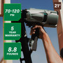 Metabo HPT NR83A5  21 Degree 3-1/4" Plastic Collated Framing Nailer with Depth Adjustment Image 1