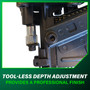 Metabo HPT NR83A5  21 Degree 3-1/4" Plastic Collated Framing Nailer with Depth Adjustment Image 5