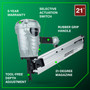Metabo HPT NR90AES1  21 Degree 3-1/2 Inch Plastic Collated Framing Nailer Image 3