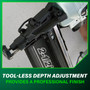 Metabo HPT NT65M2S  2-1/2" 16-Gauge Finish Nailer with Air Duster Image 6