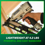 Metabo HPT NT65MA4  2-1/2 Inch 15 Gauge Angled Finish Nailer with Air Duster Image 6