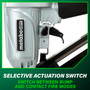 Metabo HPT NT65MA4  2-1/2 Inch 15 Gauge Angled Finish Nailer with Air Duster Image 8