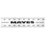 Mayes 10209  48 Inch x 2 Inch Straight Edge Aluminum Ruler Image 1