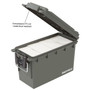 Sheffield 12626  Water Resistant Plastic Field Box (Ammo Can) - Olive Green Image 1