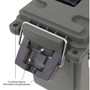 Sheffield 12626  Water Resistant Plastic Field Box (Ammo Can) - Olive Green Image 3