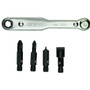 General Tools 8071  Five-piece Ratcheting Offset Screwdriver Set with Pass-through Handle (42673) Image 0