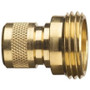 Nelson 801904-1002  Adapter Hose Quick Connect Brass Male/Female Image 1