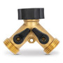 Gilmour 813004-1001  Shut Off Valve Pro Brass Dual Image 0