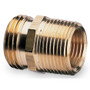 Gilmour 877054-1002  Heavy Duty Model Double Male Connector 3/4 in. NH x 3/4 in. NPT x 1/2 in. NPT (F) Image 0