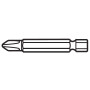 Lutz 23023  #2 Phillips x 2" Power Bits - 125 per Jar Image 0