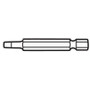 Lutz 23031  #2 Square Recess x 2" Power Bits - 125 per Jar Image 0