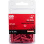 GB Gardner Bender 10-121  Vinyl Insulated Butt Splices - Red 22-16 Awg - 100 per Package Image 1