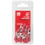 GB Gardner Bender 20-111  Vinyl Insulated Spade Terminal for #4-#6 Stud - Red 22-16 AWG - 20 per Package Image 1
