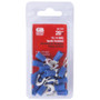 GB Gardner Bender 20-114  Vinyl Insulated Spade Terminal for #8-#10 Stud - Blue 16-14 AWG - 20 per Package Image 1