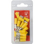GB Gardner Bender 20-145F  Vinyl Insulated Female 1/4" (0.250") Tab Disconnects - Yellow 12-10 AWG - 16 per Package Image 1