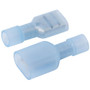 GB Gardner Bender 20-153P  Fully Insulated Male/Female Pair 1/4" (0.250") Tab Disconnects - Blue 16-14 AWG - 10 Pairs per Package Image 1