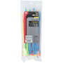 GB Gardner Bender 46-308FST  8" Double Lock Cable Ties 75-lb Assorted Fluorescent Colors - 100 per Bag Image 4