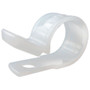 GB Gardner Bender PPC-1550  1/2" Plastic Cable Clamps - Natural White - 12 per Package  Image 0