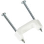 GB Gardner Bender PS-150Z  1/2" White Plastic NM Cable Staple - 100 per Bag Image 0