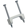 GB Gardner Bender PS-1550T  1/2" White Plastic NM Cable Staple - 15 per Package Image 0