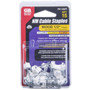 GB Gardner Bender PS-1550T  1/2" White Plastic NM Cable Staple - 15 per Package Image 4