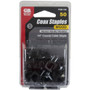 GB Gardner Bender PSB-165  1/4" Black Plastic Coaxial Cable Staple - 50 per Package Image 1