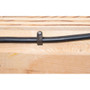 GB Gardner Bender PSB-1650T  1/4" Black Plastic Coaxial Cable Staple - 25 per Package Image 3