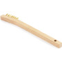 Forney 70490  Brass Wire Scratch Brush with Wood Handle 7-3/4" Image 2