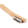 Forney 70506  Stainless Steel Wire Scratch Brush with Wood Handle 7-3/4" Image 1