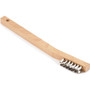 Forney 70506  Stainless Steel Wire Scratch Brush with Wood Handle 7-3/4" Image 2